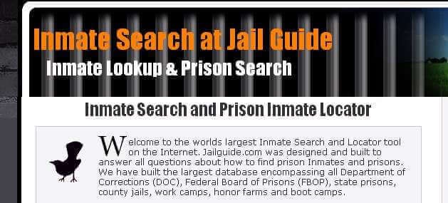 JailGuide Inmate Search